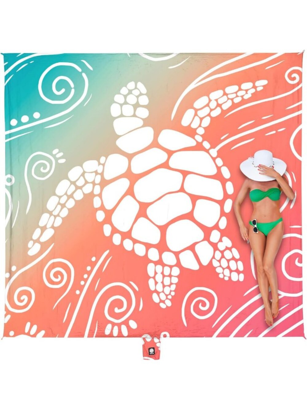 Oversized Waterproof Beach Blanket - Sandproof, Extra Large, Portable